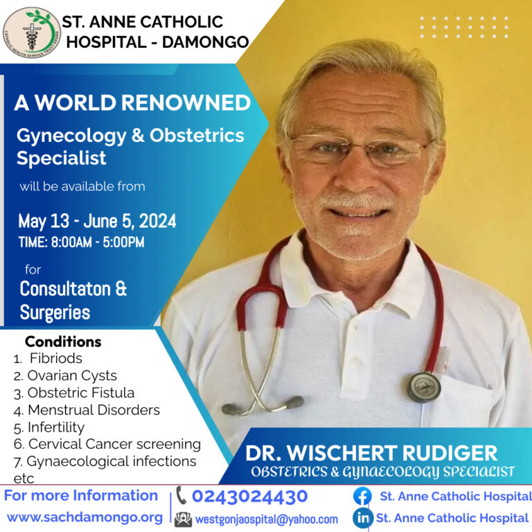 Introducing Dr. Wischert Rudiger to St. Anne Catholic Hospital – Damongo